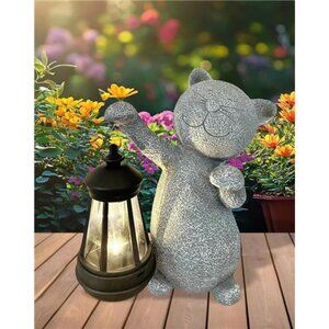 Solar Garden Statues Outdoor Decor- Yard Decorations for Outside Clearance